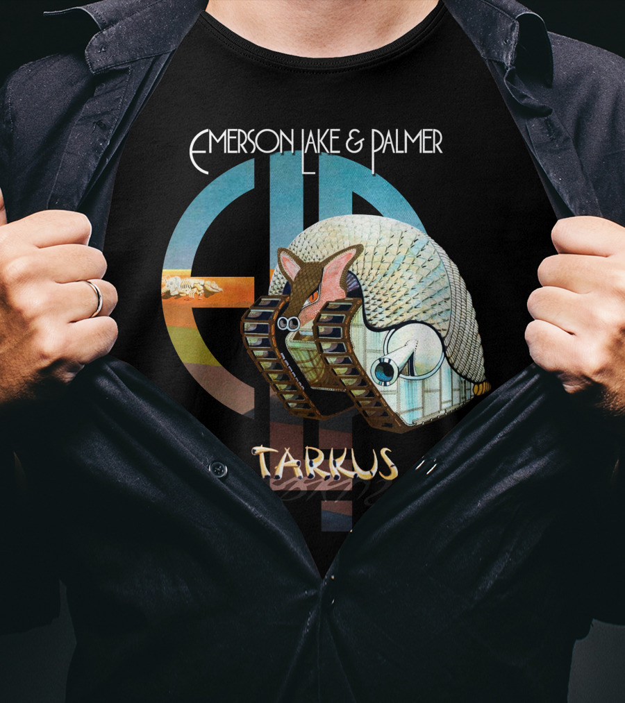 Emerson Lake And Palmer Tarkus Armadillo Tank T-Shirt
