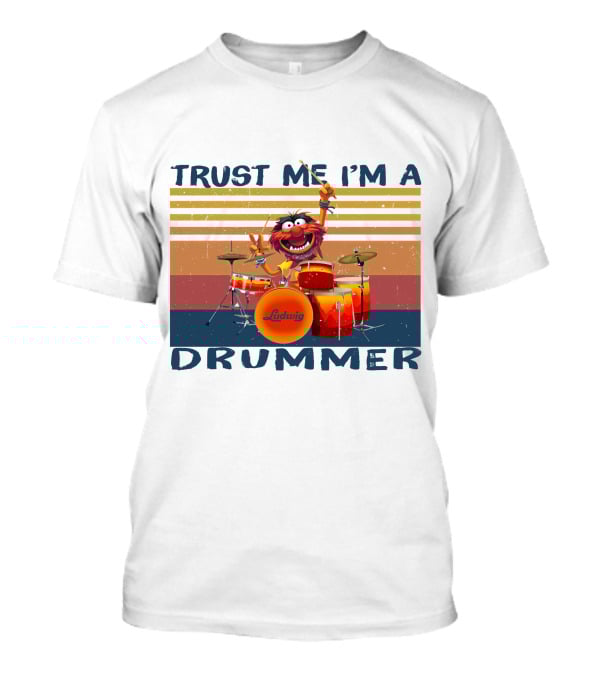 Ludwig Drummer Confidence Animal Muppet T-Shirt