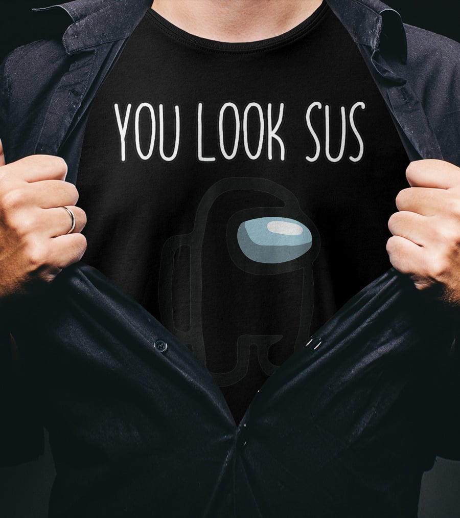 You Look Sus Among Us Game Crewmate T-Shirt
