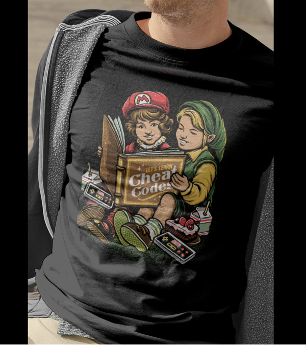 Let's Learn Cheat Codes With Classic Gaming Duo T-Shirt