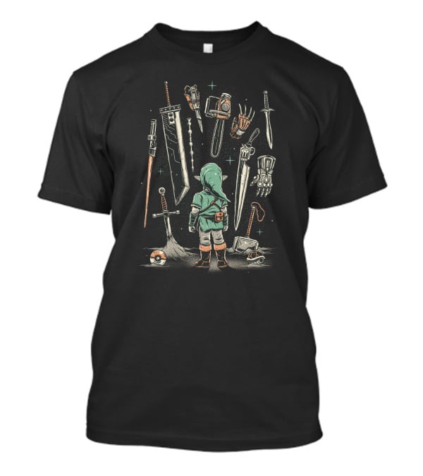 Choose Your Destiny Hero Quest Iconic Weapons Collection T-Shirt