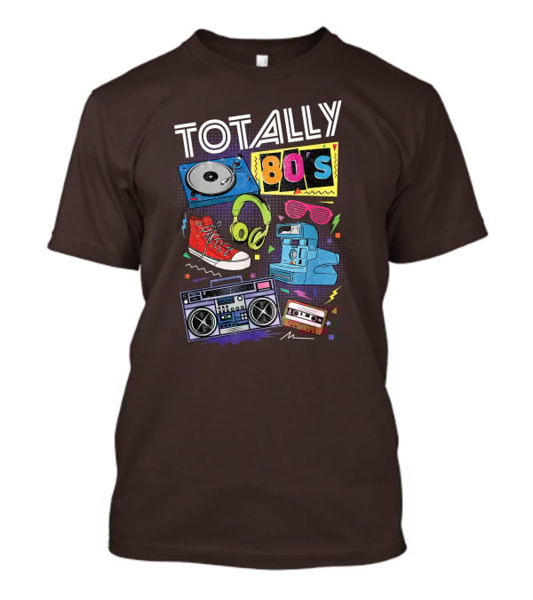 Totally 80s Boombox Cassette Tape T-Shirt