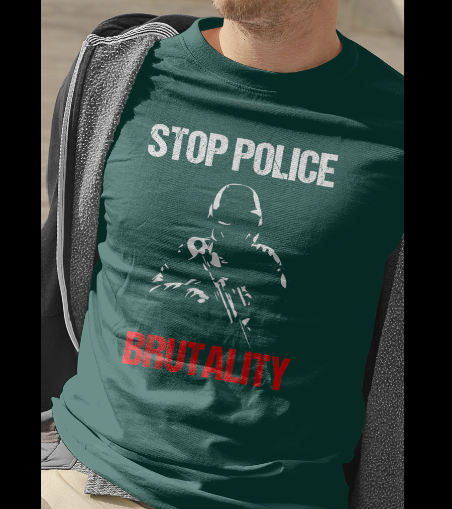 STOP POLICE BRUTALITY Violence Cop T-Shirt