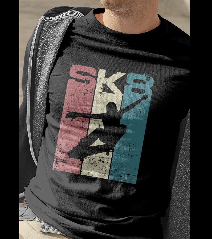 Vintage SK8 Skateboard Lifestyle Retro T-Shirt