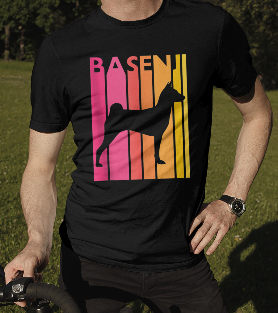Basenji Retro Love Vintage T-Shirt