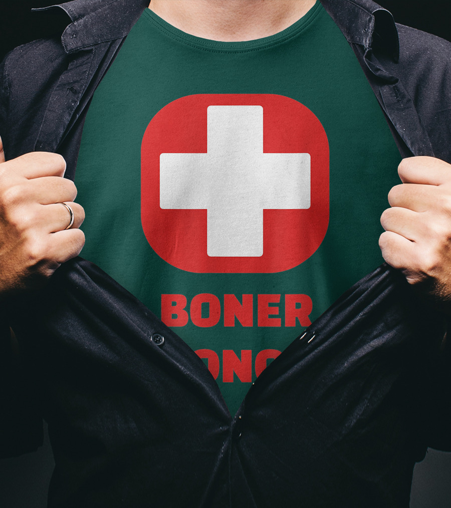 Boner Donor Funny Red Cross T-Shirt