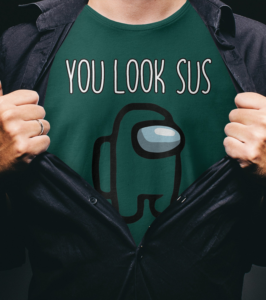 You Look Sus Among Game Us Gamer T-Shirt