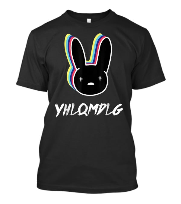 YHLOMDLG Bad Trap Bunny Lighting Eyes T-Shirt