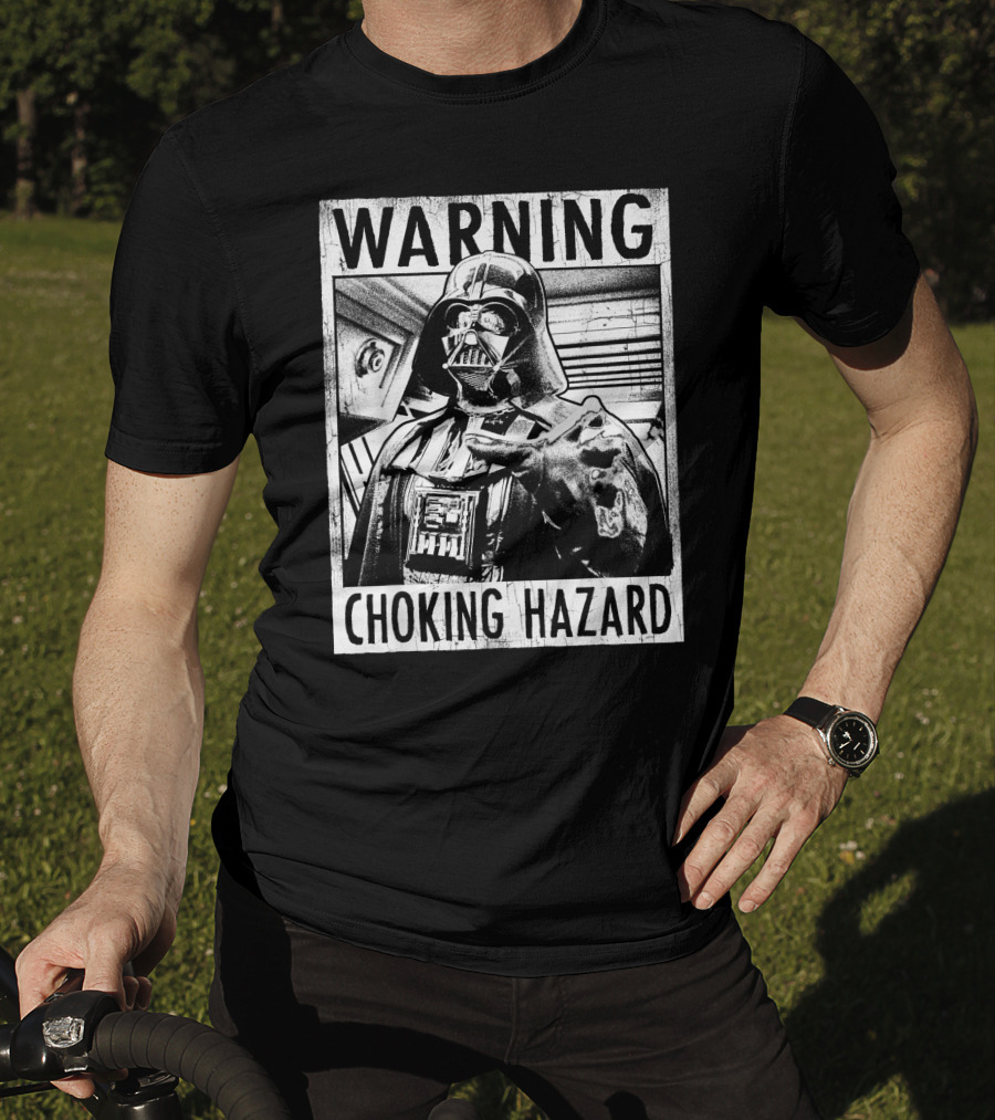 Star Wars Warning Darth Vader Choking Hazard T-Shirt