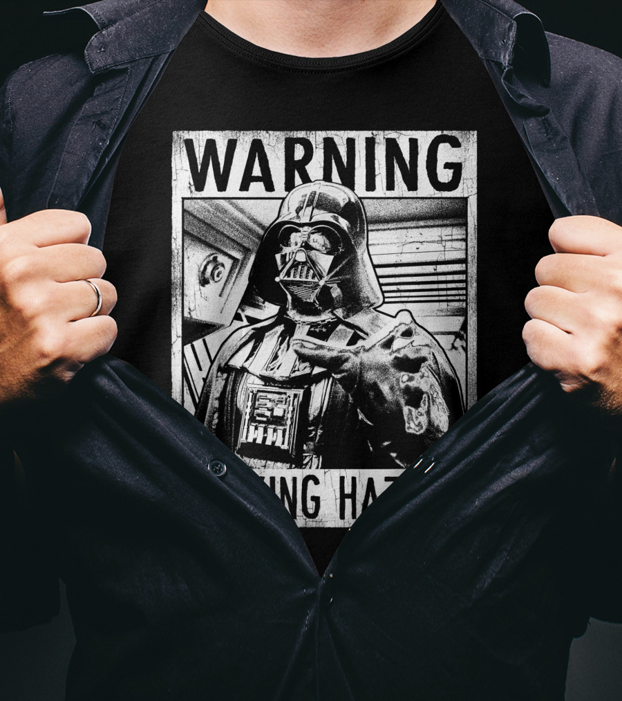 Star Wars Warning Darth Vader Choking Hazard T-Shirt