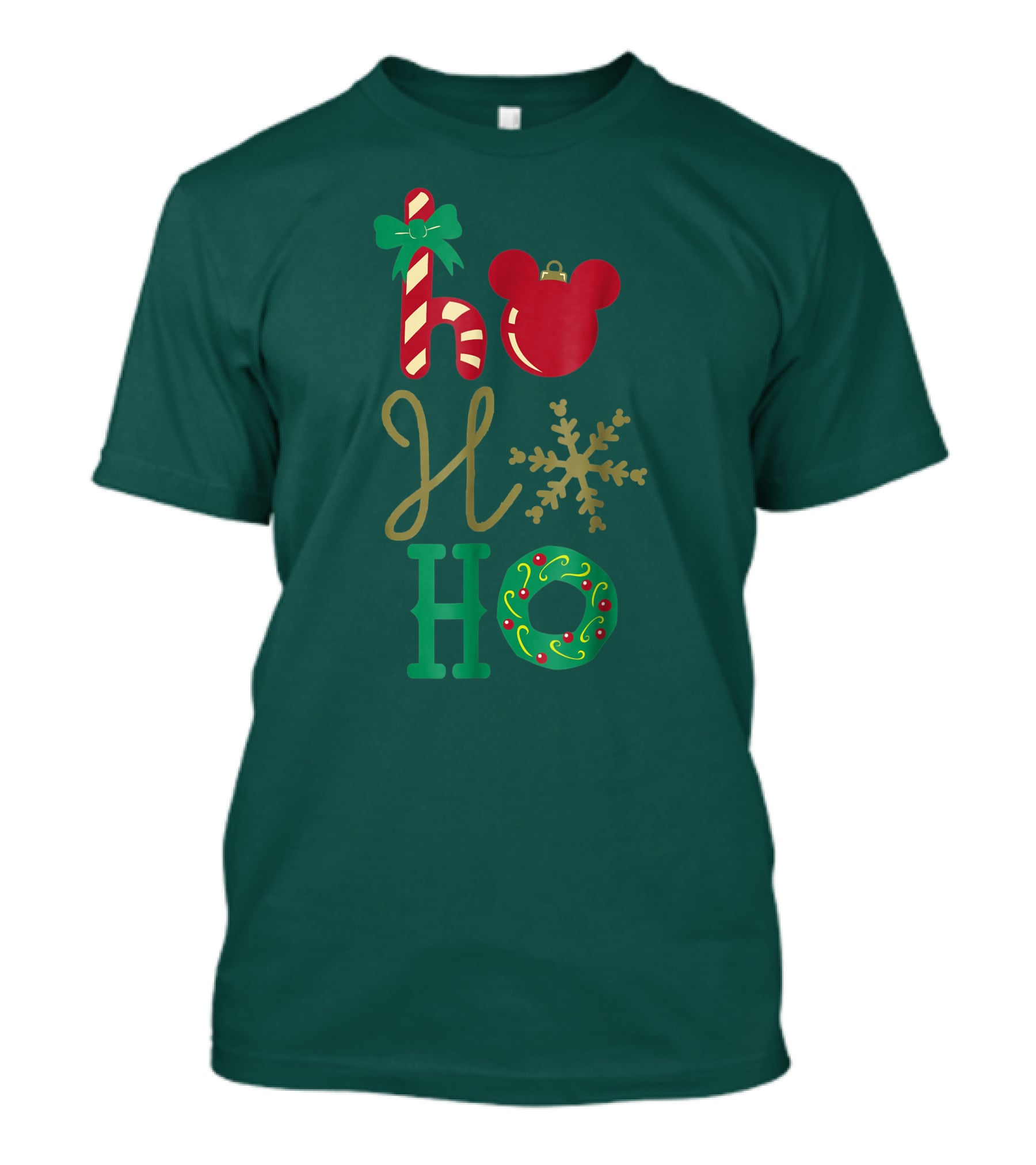 Ho Ho Ho Disney Mickey Holiday T-Shirt