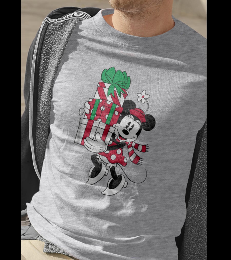 Disney Minnie Mouse Christmas Presents T-Shirt
