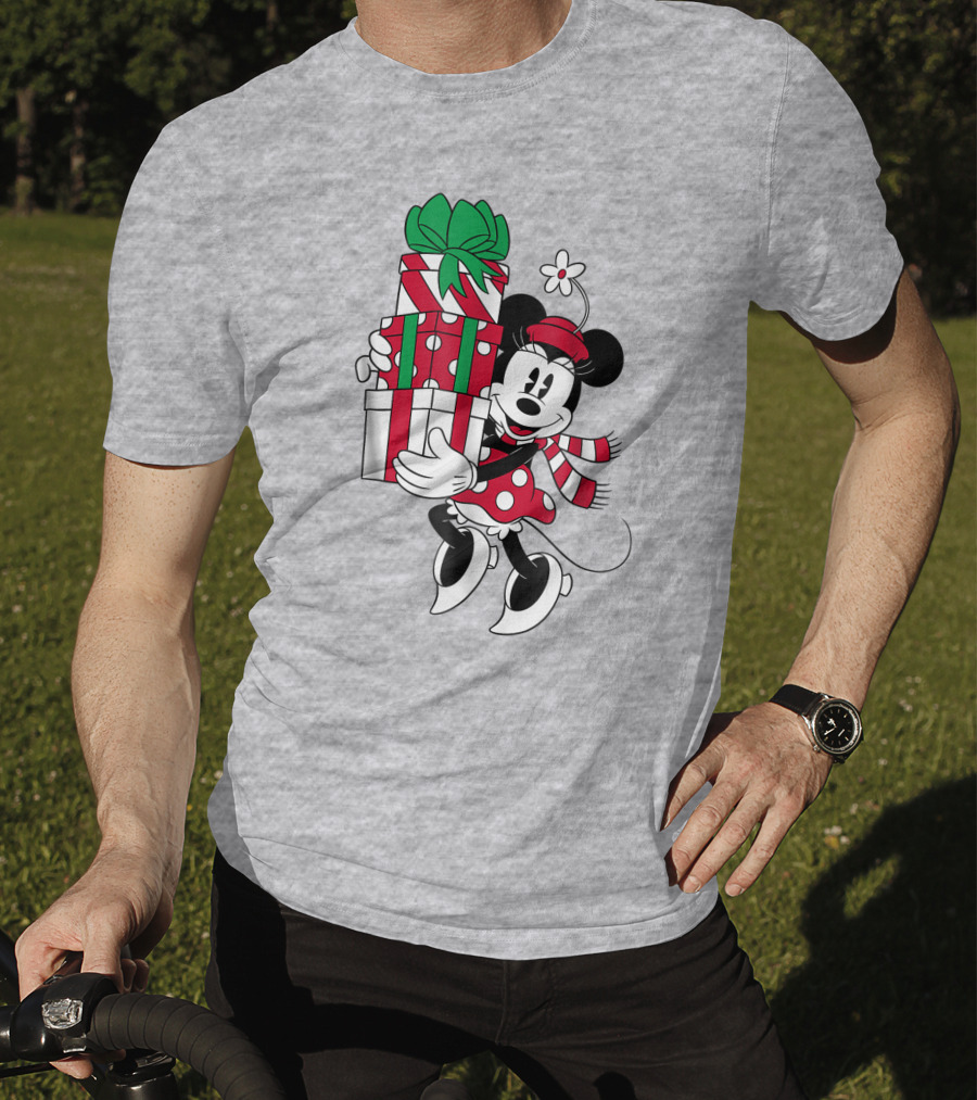 Disney Minnie Mouse Christmas Presents T-Shirt