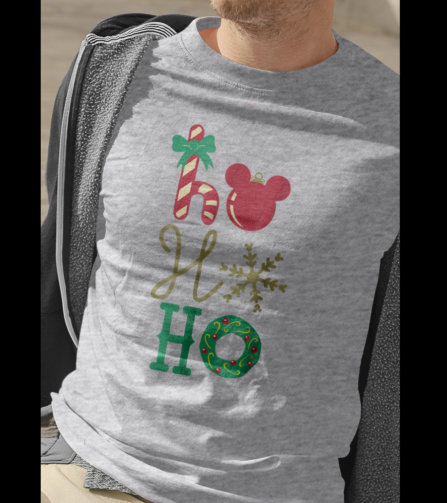 Disney Christmas Mickey Mouse Ho Ho Ho T-Shirt