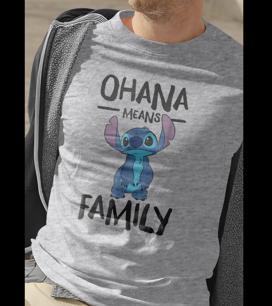 Ohana Means Family Stitch Disney T-Shirt