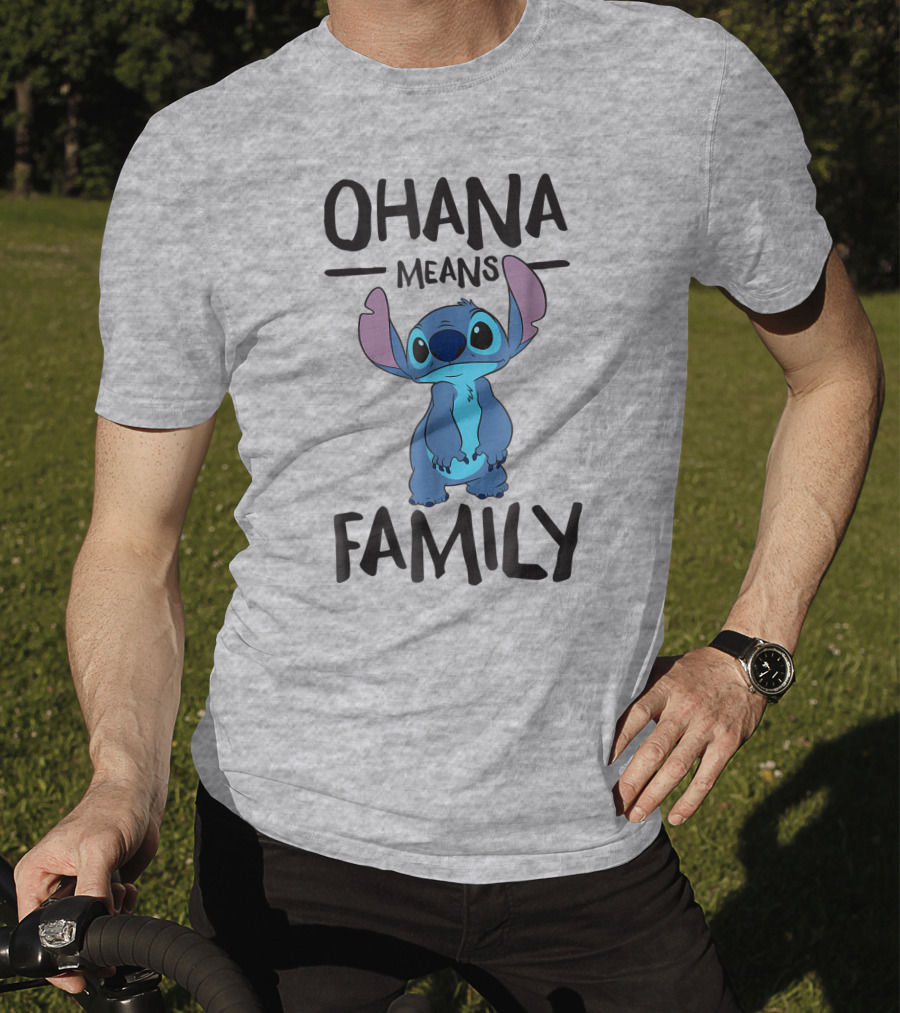 Ohana Means Family Stitch Disney T-Shirt