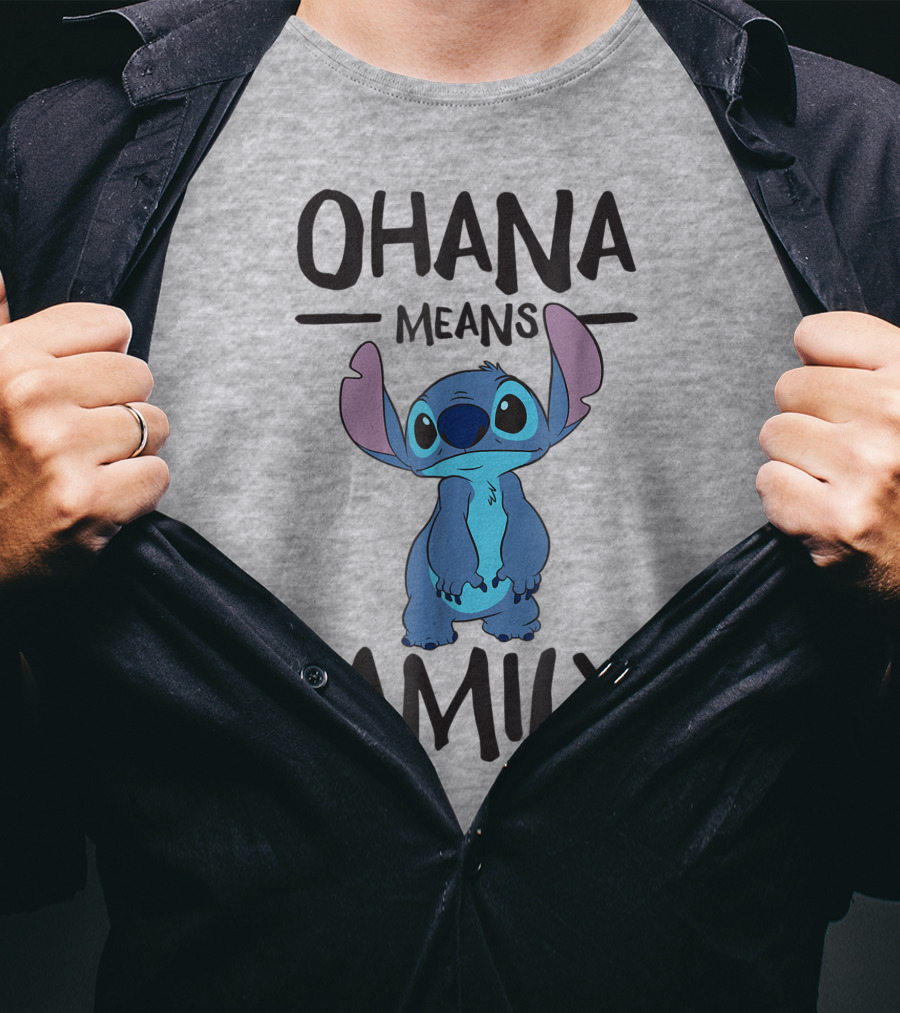 Ohana Means Family Stitch Disney T-Shirt