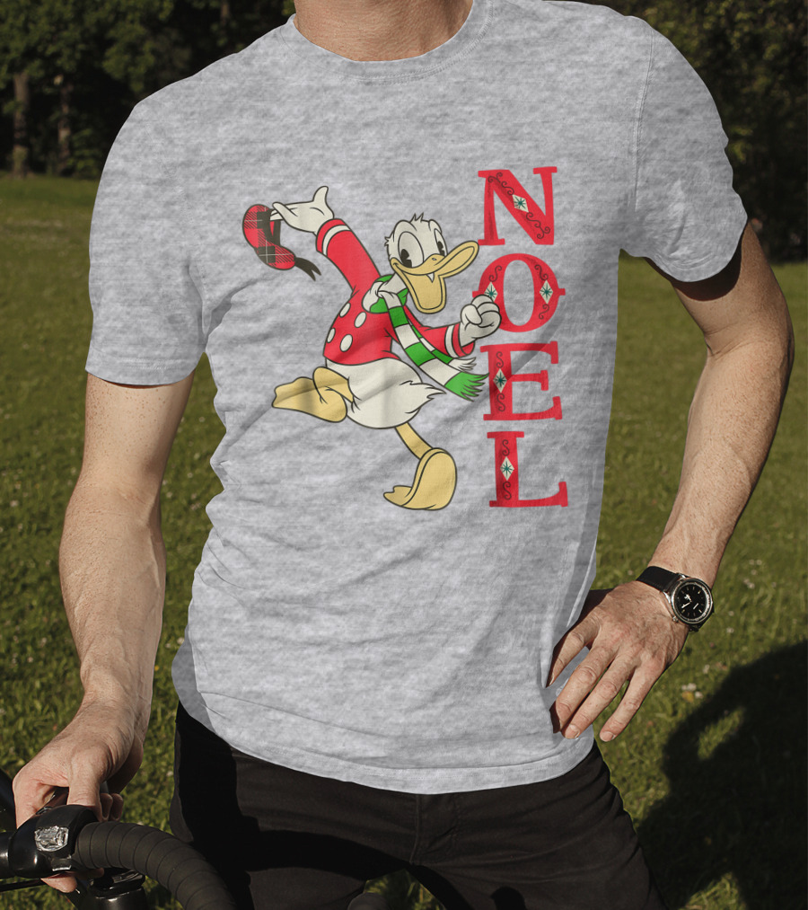 Vintage Disney Donald Duck Noel Holiday Merry Christmas T-Shirt