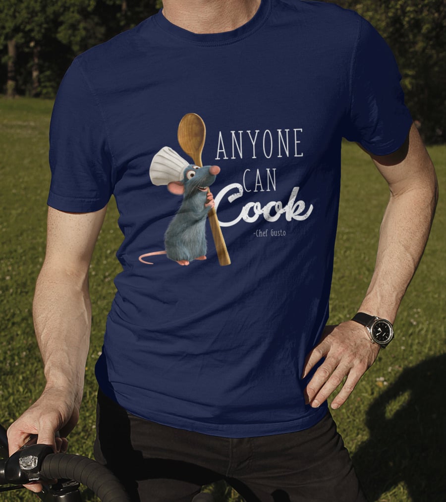 Disney Pixar Ratatouille Remy Anyone Can Cook Chef Gusto T-Shirt