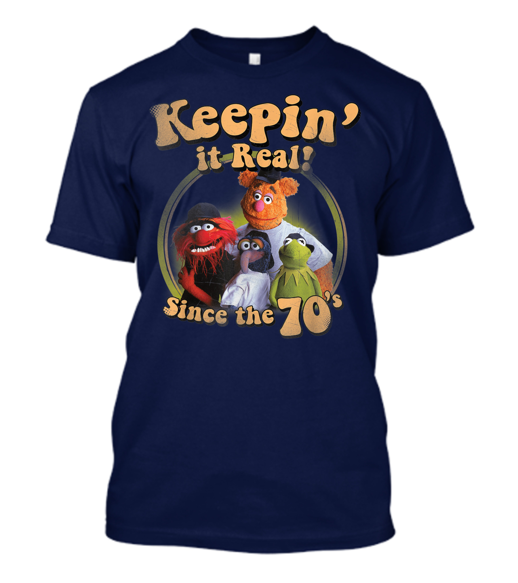 Keepin It Real Muppets Since The 70s Funny Cartoon T-Shirt