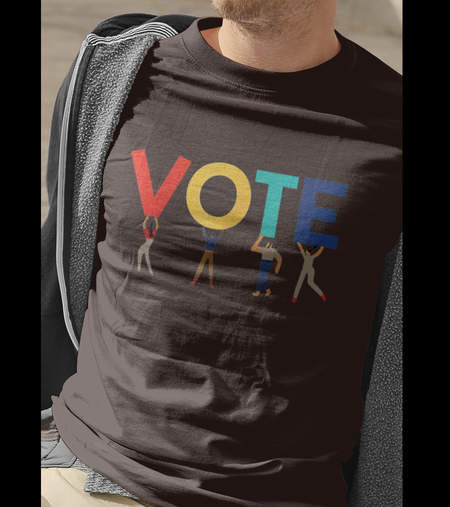 VOTE Patriotic United Colors Representation T-Shirt