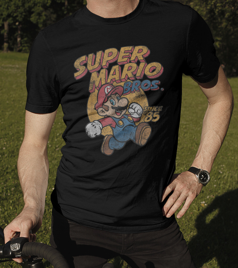 Super Mario Bros Since '85 Retro Gaming T-Shirt