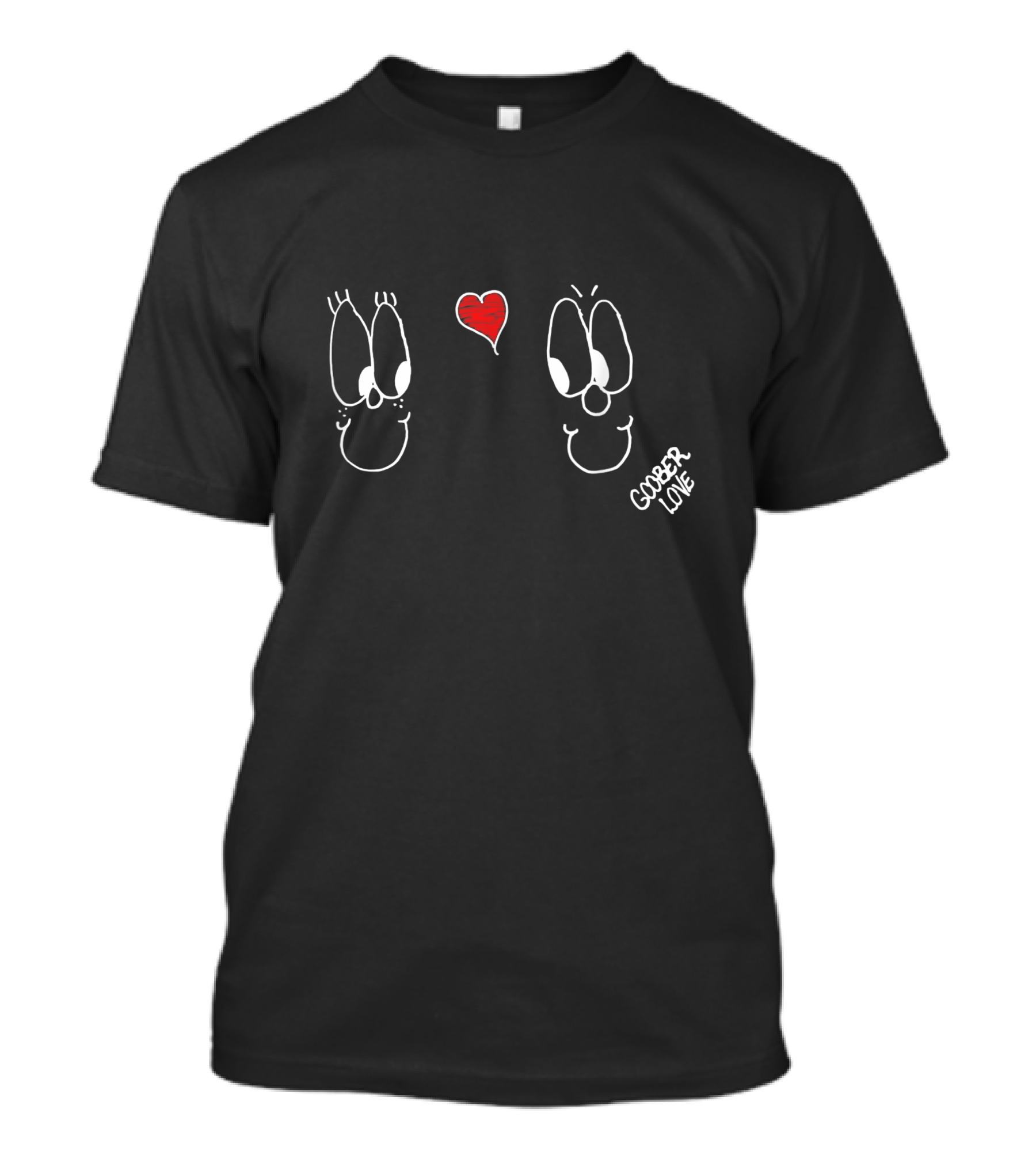 Goober Love Heart Cartoon Valentine T-Shirt
