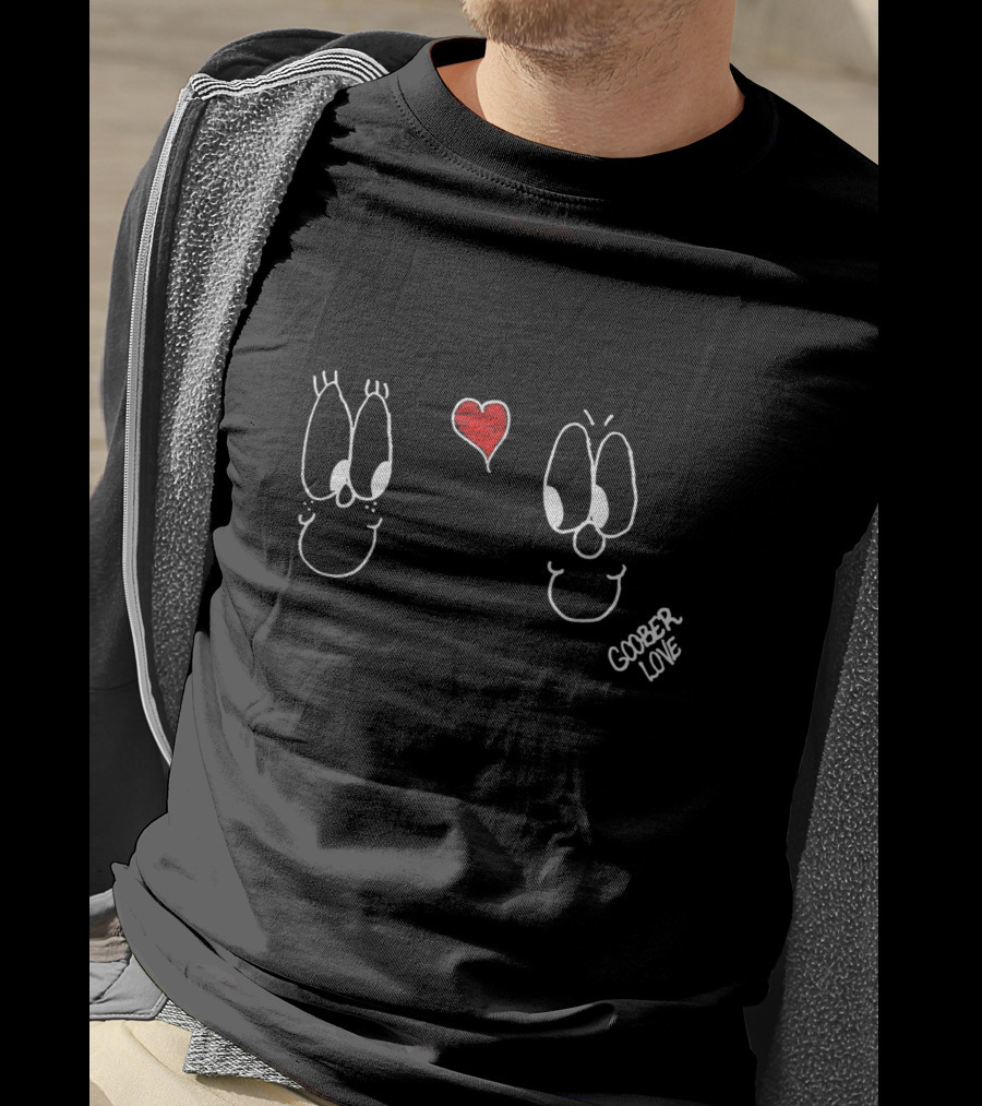 Goober Love Heart Cartoon Valentine T-Shirt