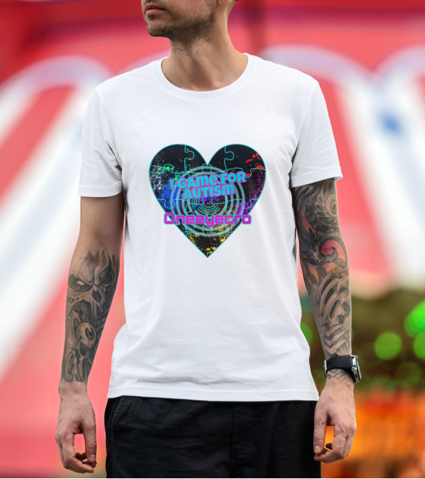 Premium T-Shirt: I Game for Autism Oneeyecro T-Shirt I Game for Autism Oneeyecro T-Shirt