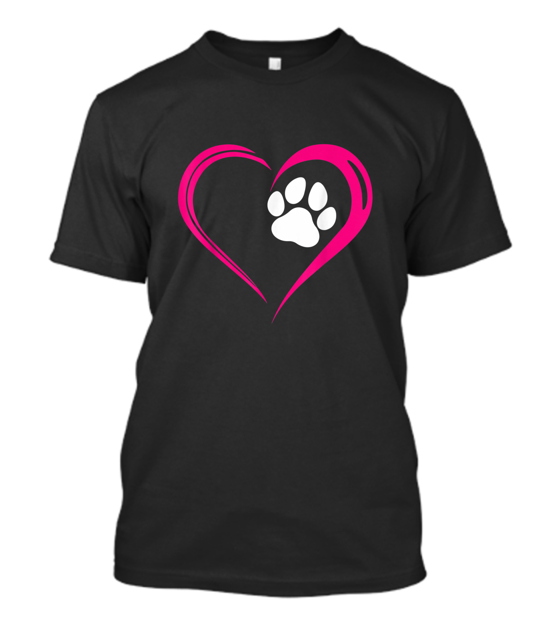 Cat Dog Heart Paw Love T-Shirt