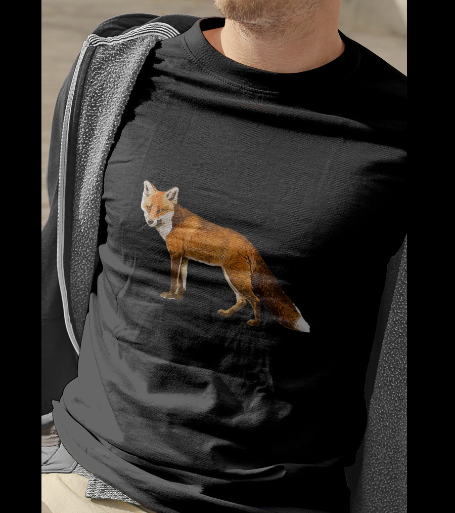 Wild Fantastic Fox Realistic Wildlife Forest Creature T-Shirt