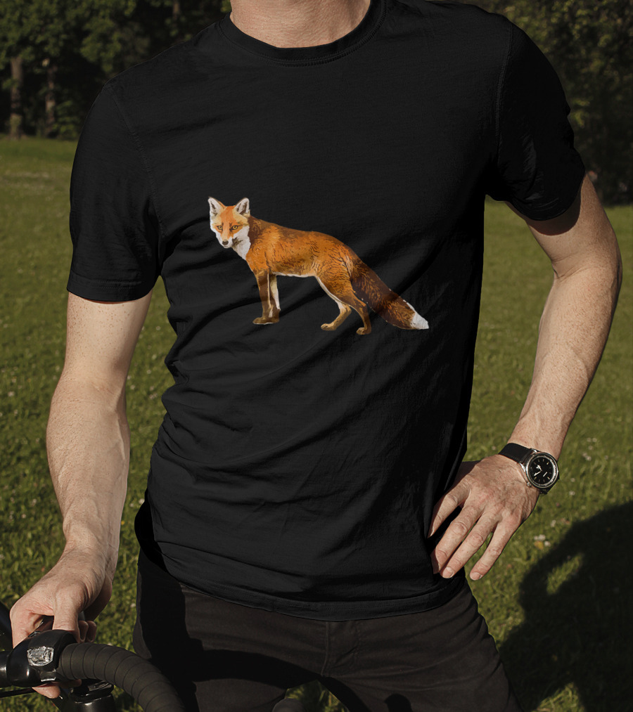 Wild Fantastic Fox Realistic Wildlife Forest Creature T-Shirt