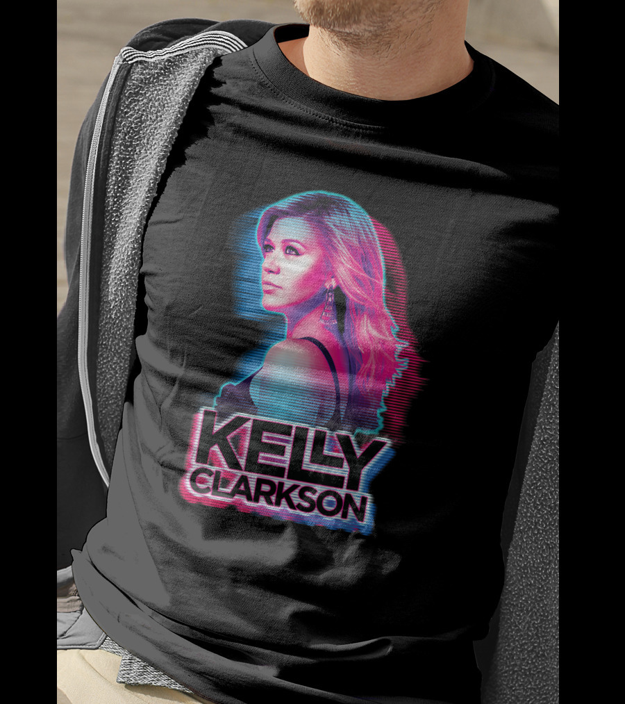KELLY CLARKSON Retro Neon T-Shirt