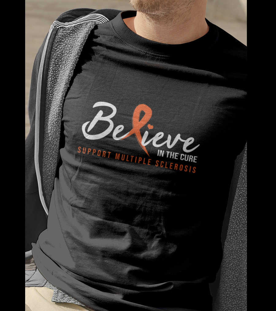 Believe In The Cure Support Multiple Sclerosis T-Shirt