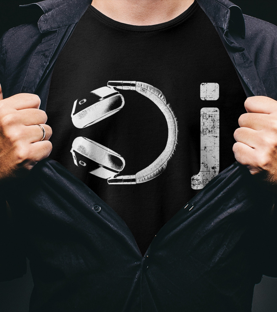 DJ Headphone I Heart Being A DJs Party T-Shirt