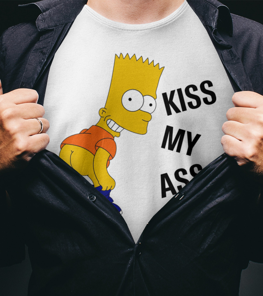 Bart Simpson Kiss My Ass T-Shirt