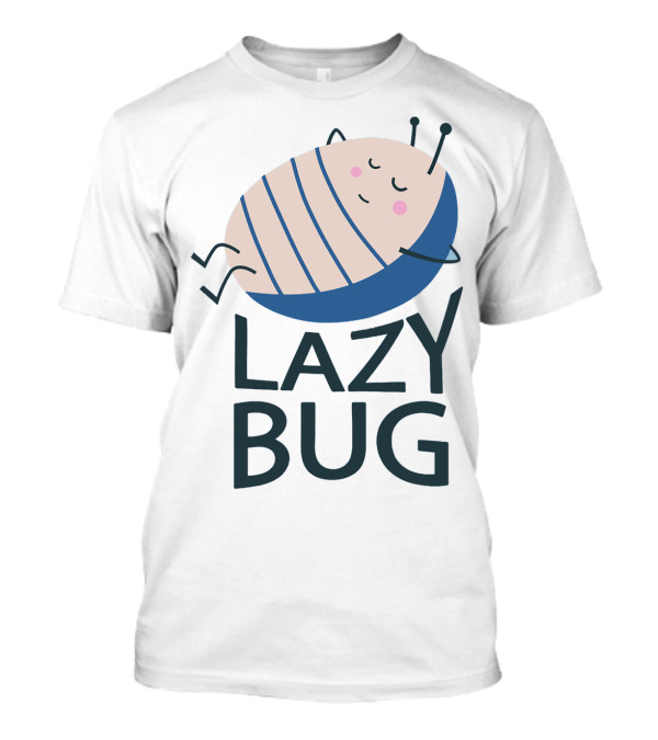 Relaxed Sleeping Lazy Bug Cute Cartoon T-Shirt
