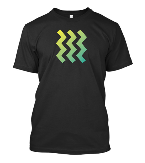 ZigZag Lemon Lime Gradient T-Shirt