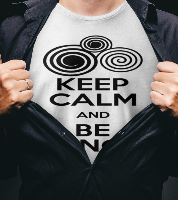 Keep Calm And Be Fancy Spiral T-Shirt