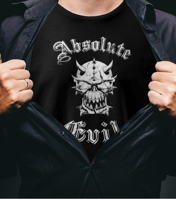 Absolute Evil Skeleton Skull T-Shirt