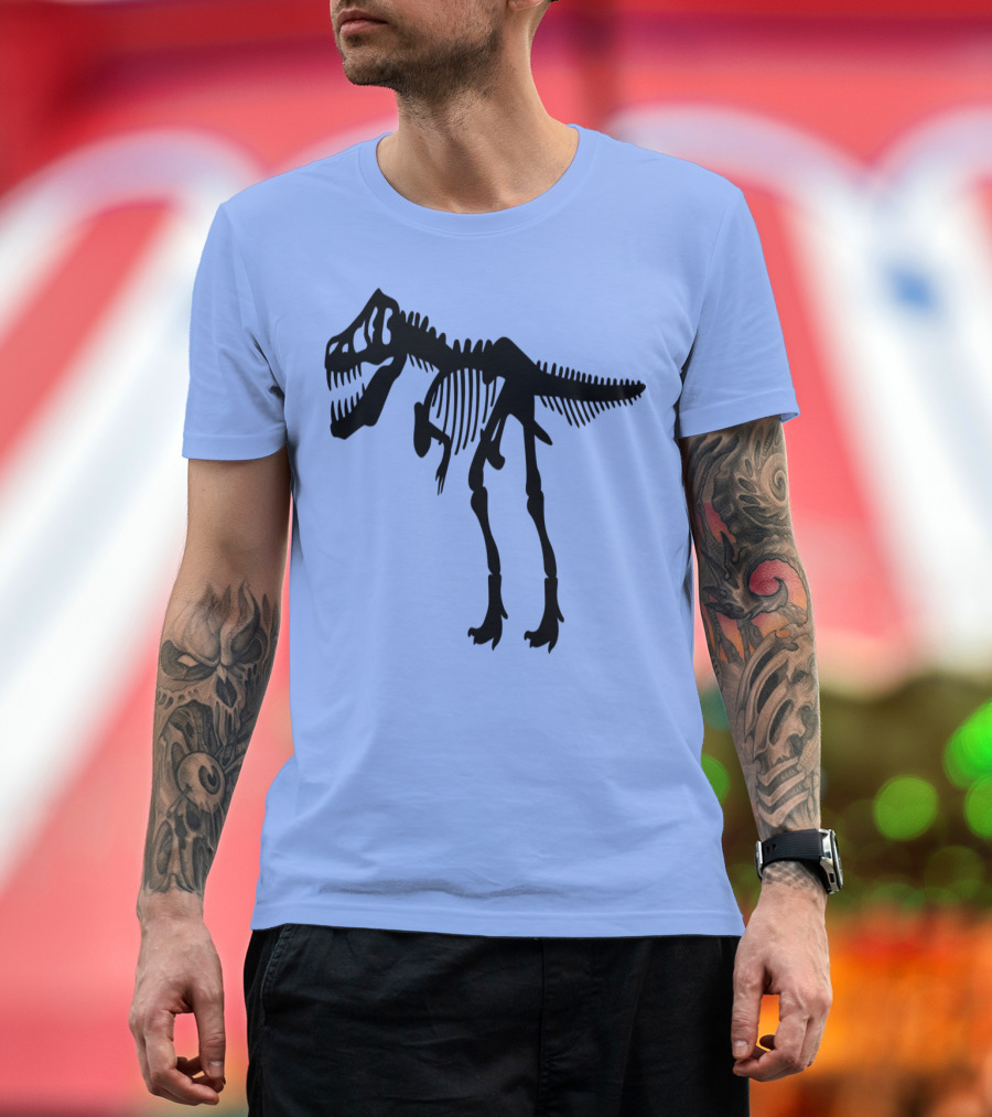 Tyrannosaurus Rex T.Rex Dinosaur Skeleton T-Shirt