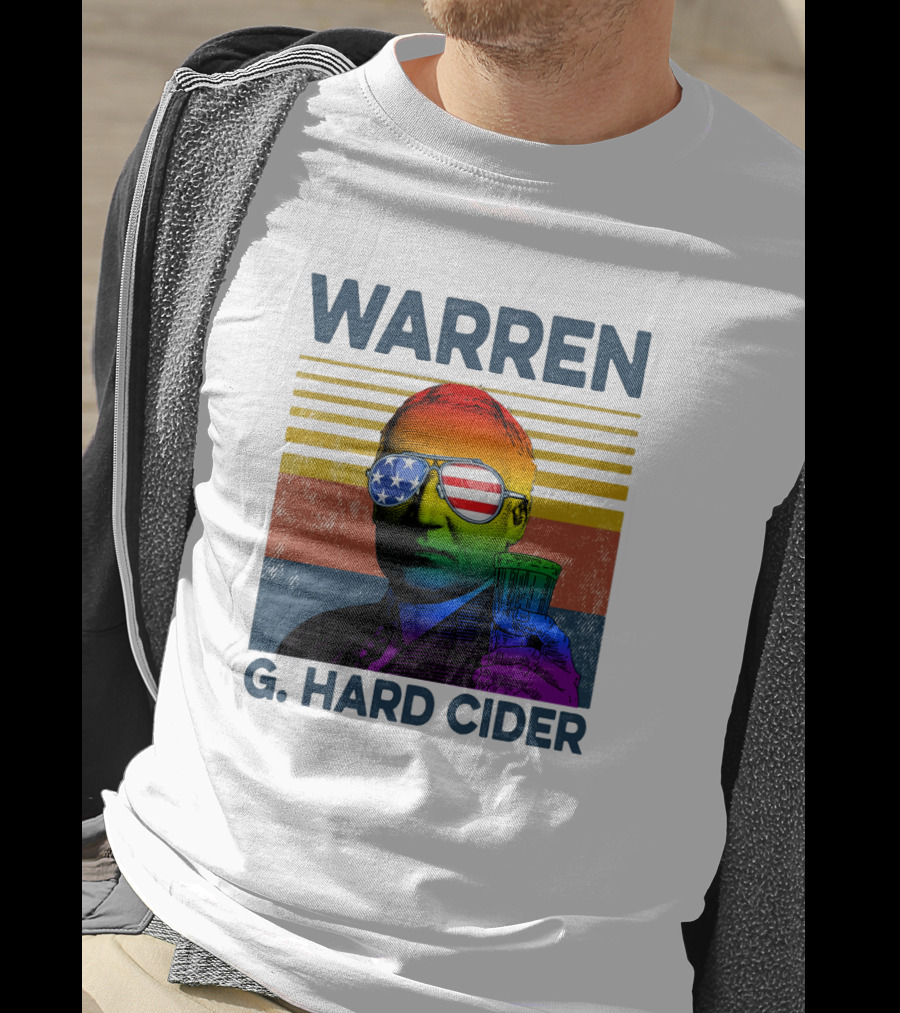 Warren G. Hard Cider Patriotic Sunglasses And Colorful Portrait T-Shirt