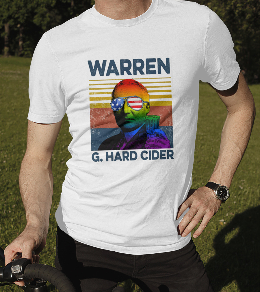 Warren G. Hard Cider Patriotic Sunglasses And Colorful Portrait T-Shirt