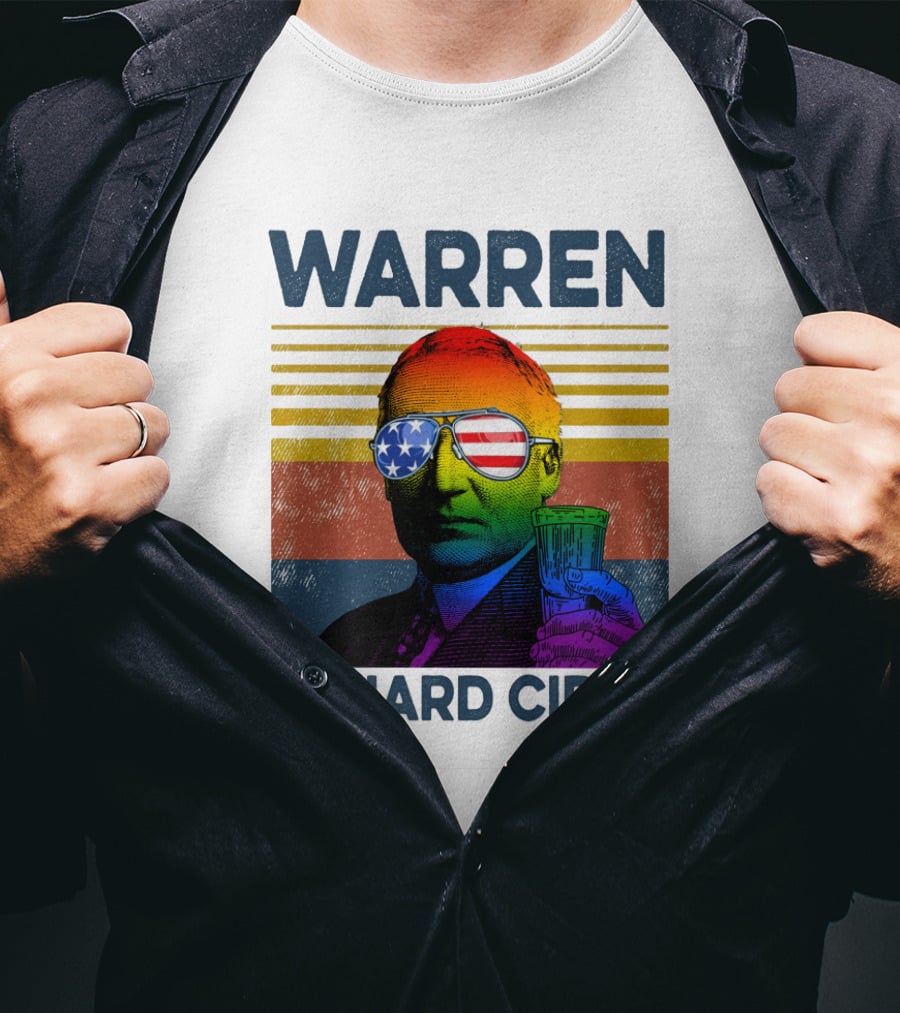 Warren G. Hard Cider Patriotic Sunglasses And Colorful Portrait T-Shirt