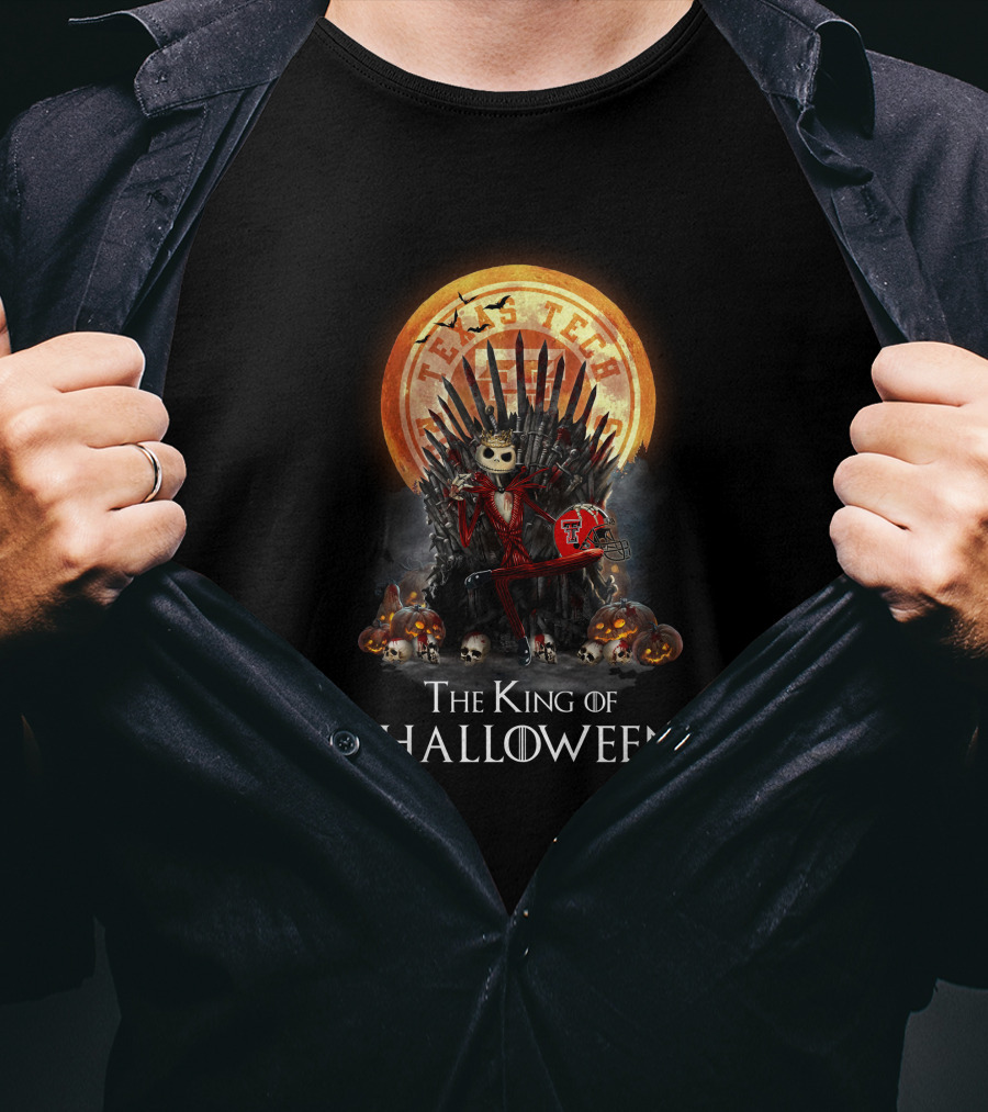Texas Tech Red Raiders The King Of Halloween T-Shirt