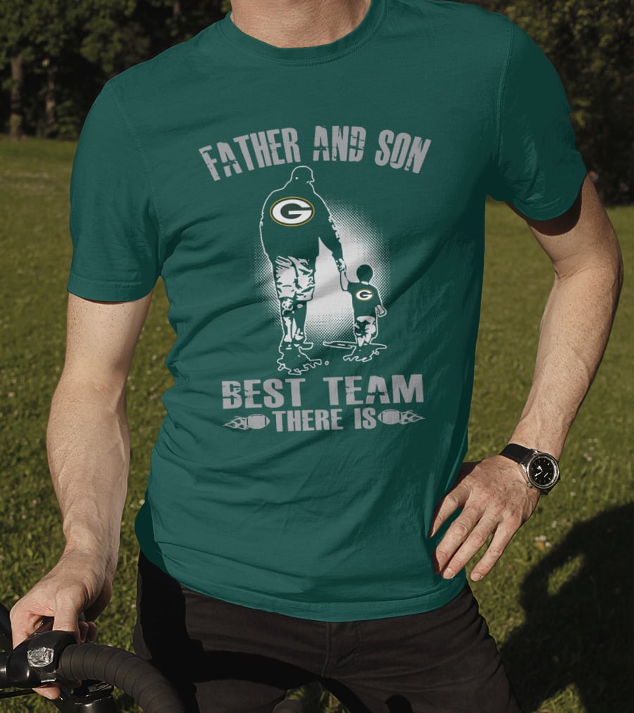 Father And Son Green Bay Packers Best Team There Is T-Shirt