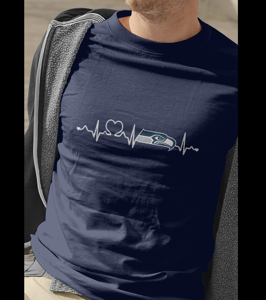 Seattle Seahawks Heartbeat T-Shirt
