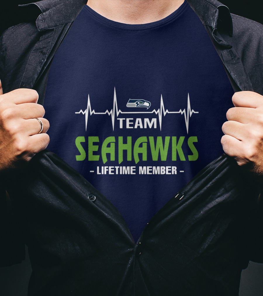 Team Seahawks Lifetime Member T-Shirt