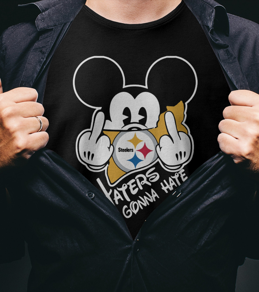 Steelers Haters Gonna Hate Mickey Style T-Shirt
