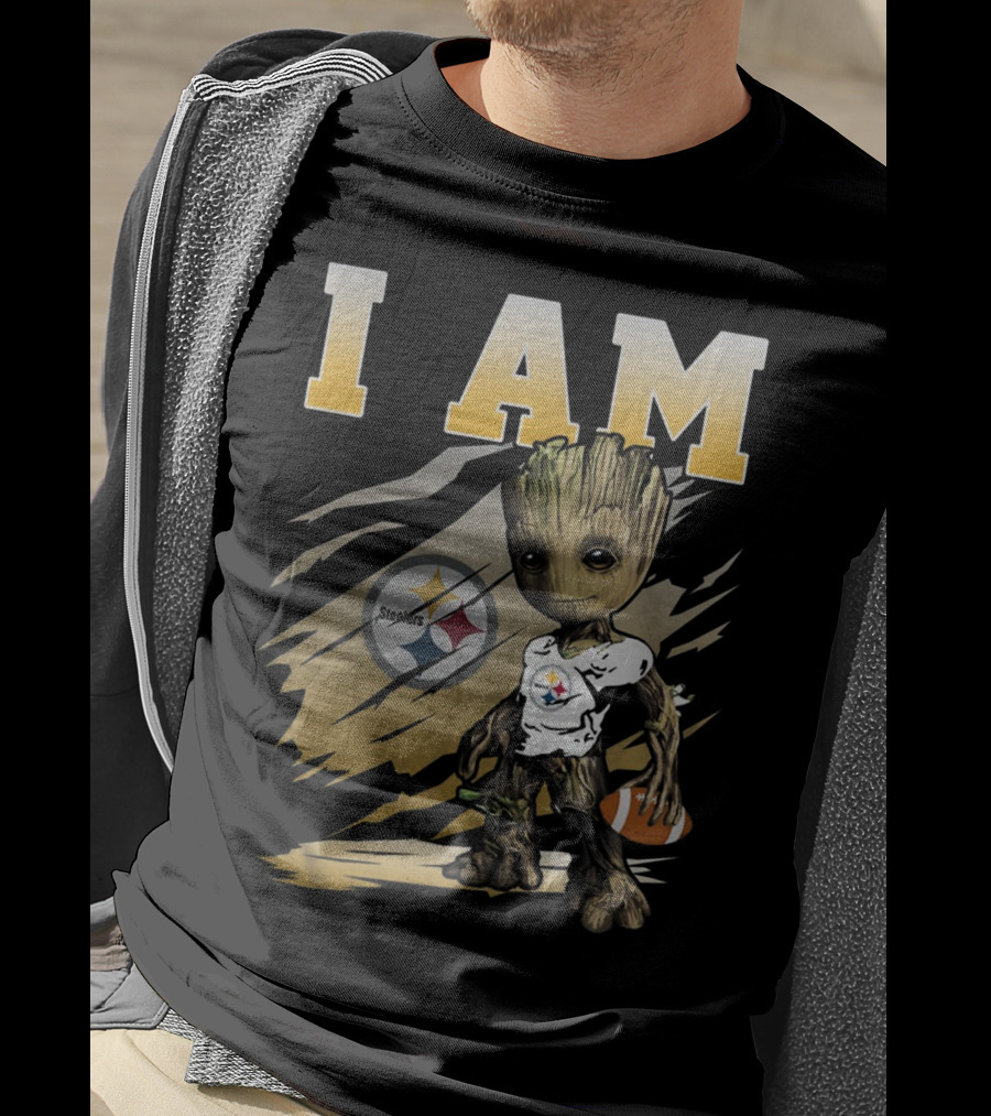 I Am Pittsburgh Steelers Groot Football T-Shirt